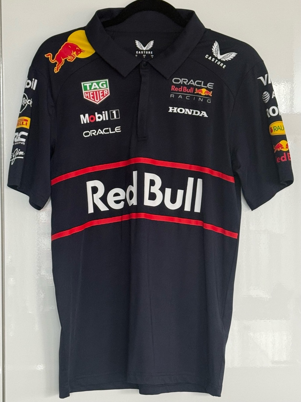 Oracle Red Bull Racing Castore Polo Shirt – Men’s Small – Brand New Without Tags